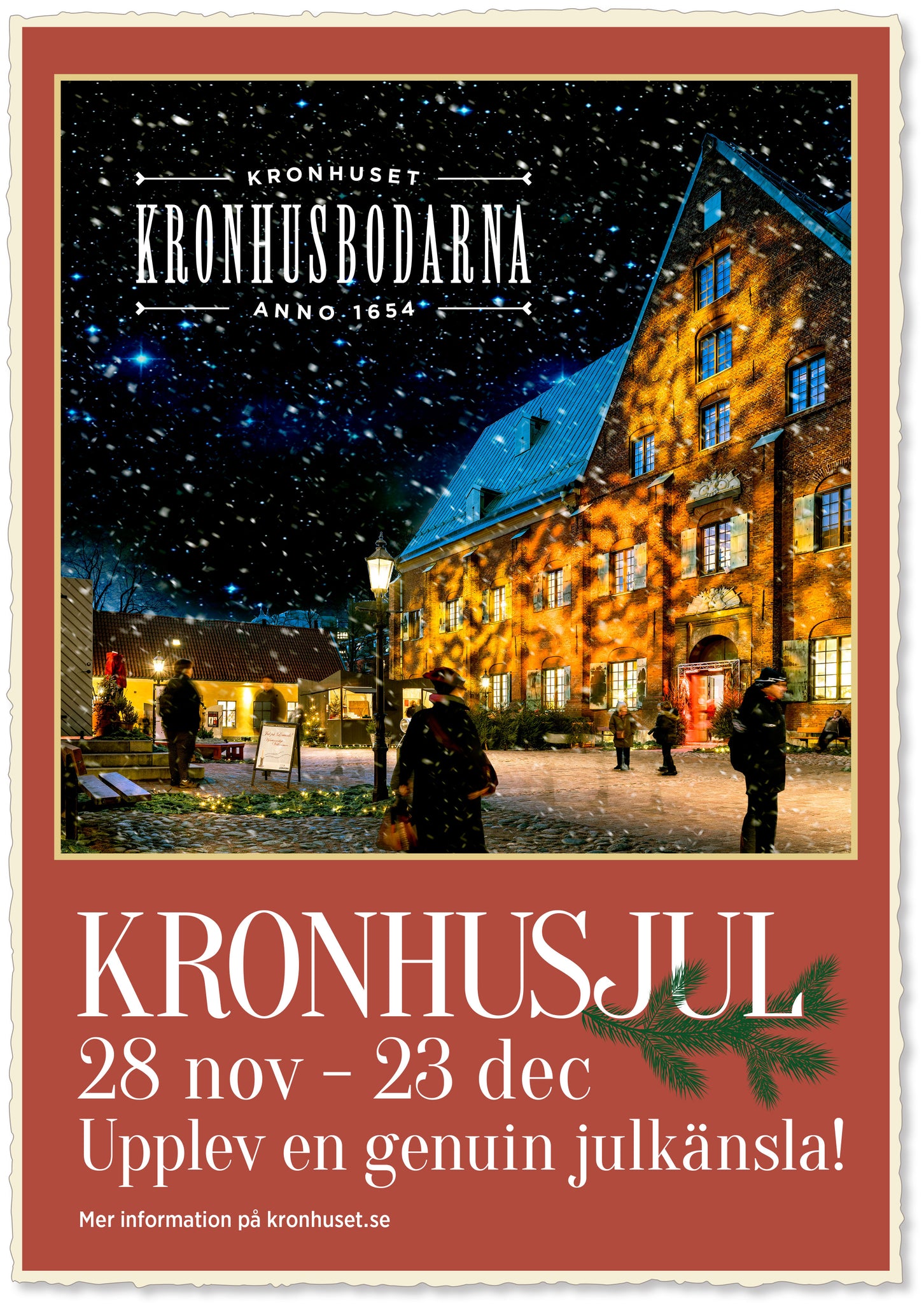 Kronhusgården's Christmas pop up