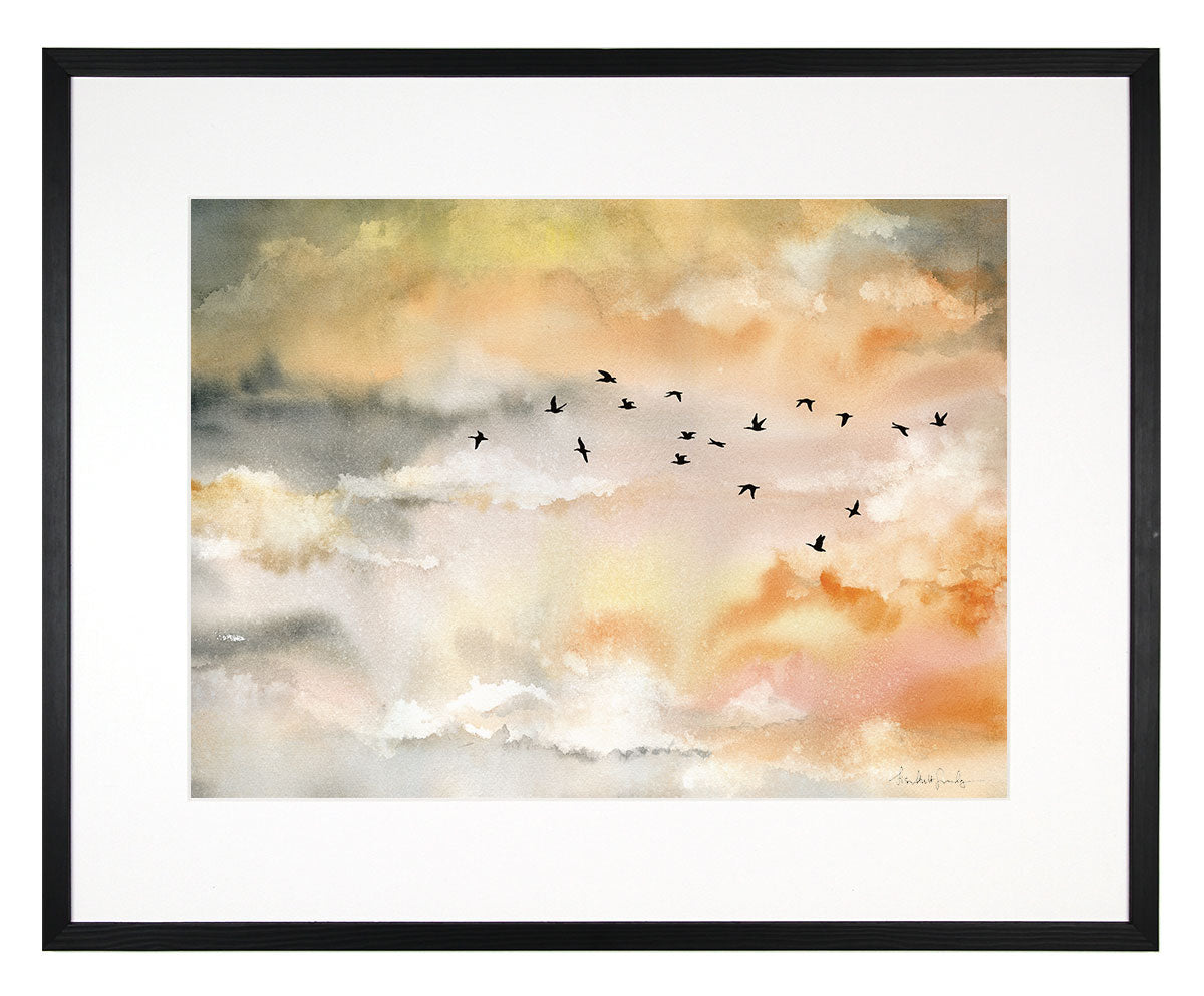 Cormorant in the sky - limited edition